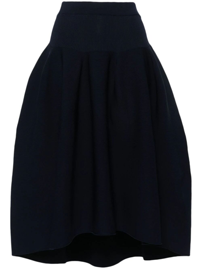 Shop Cfcl Pottery Rounded Hem Skirt In Blue