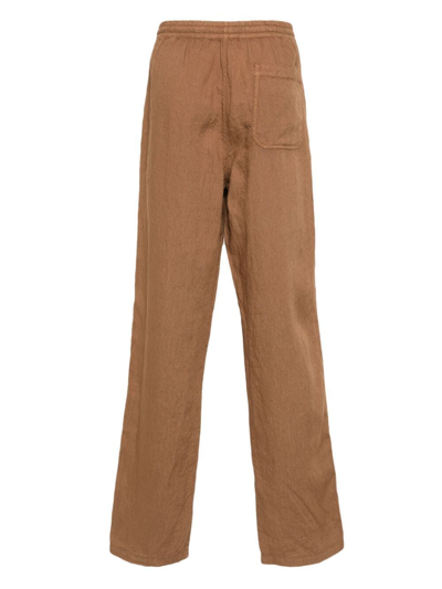 Shop Aspesi Ventura Trousers In Brown