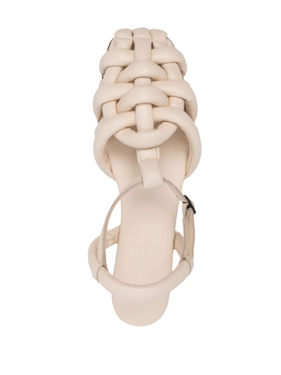 Hereu Square Toe Padded Fisherman Sandal Cabersa 2 In White