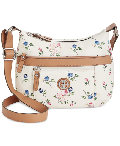 Shop Giani Bernini Pebble Floral Hobo Bag, Created For Macy's In Floral Print