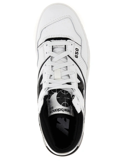 Shop New Balance 650 Sneakers White/black
