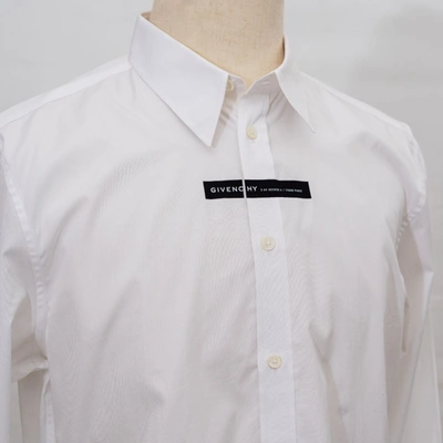 Pre-owned Givenchy Button Up Men's White Shirt