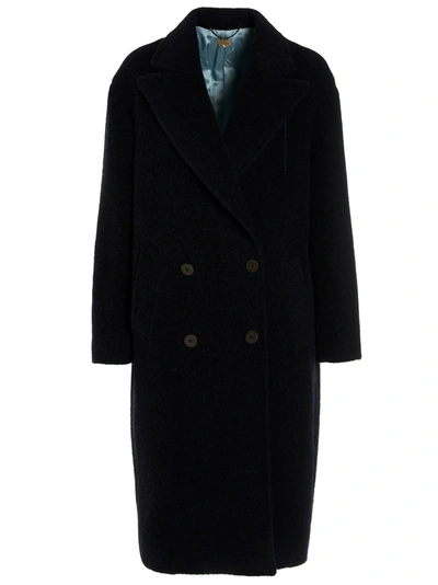 Maurizio Miri Double-breasted Maxi Coat With Button Closure