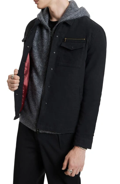 Shop John Varvatos Callum Jacket In Black