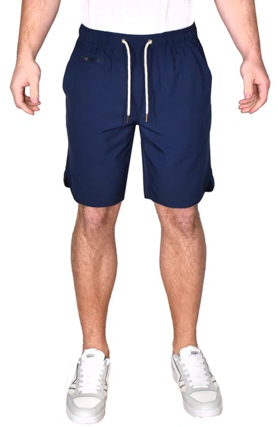 Shop Vintage 1946 Performance Windjammer Drawstring Shorts In Navy