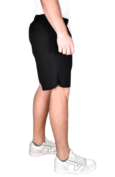 Shop Vintage 1946 Performance Windjammer Drawstring Shorts In Black