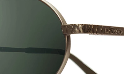 Shop Revo Python I 38mm Round Sunglasses In Antique Bronze