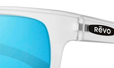 Shop Revo Enzo 62mm Square Sunglasses In Matte Crystal