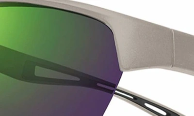 Shop Revo Jett 68mm Square Sunglasses In Matte Grey