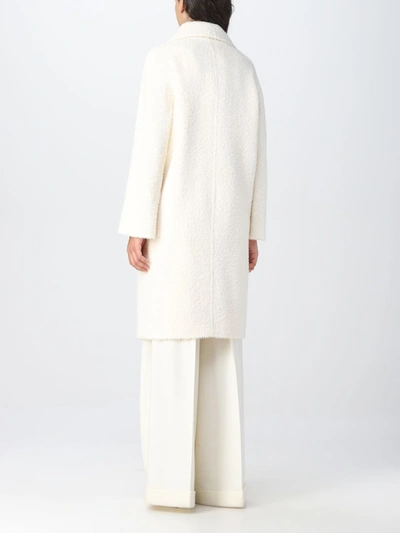 Shop Max Mara Studio Coat Woman White Woman