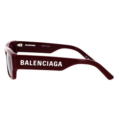 Shop Balenciaga Sunglasses In Bordeaux