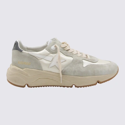 Shop Golden Goose White Leather Sneakers In Cream/white