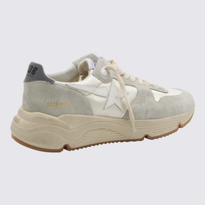 Shop Golden Goose White Leather Sneakers In Cream/white