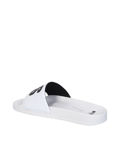 Shop Msgm Sandals In White