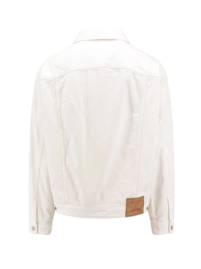 Shop Valentino Jacket In White