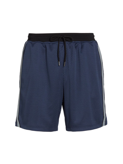 Shop John Elliott Men's Sigma Drawstring Shorts In Navy