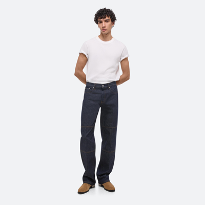Shop Helmut Lang Carpenter Jeans In Raw Indigo