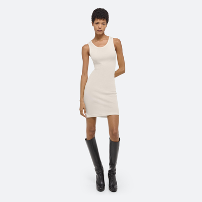 Shop Helmut Lang Tank Dress In Ivory