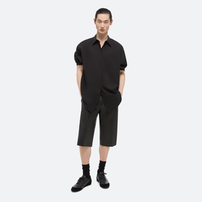 Shop Helmut Lang Oversized Shirt Soft Broad Poplin In Black