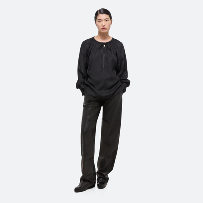 Shop Helmut Lang Drawstring Shirt In Black