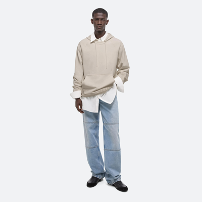 Helmut Lang Men's Cotton Relaxed-fit Hoodie In Sand