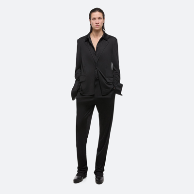 Shop Helmut Lang Jersey Classic Blazer In Black