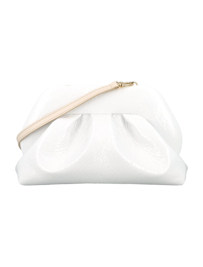 Shop Themoirè Tia Clutch Pineapple Leather In Shell Ivory
