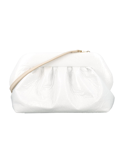Shop Themoirè Bios Clutch Pineapple Leather In Shell Ivory