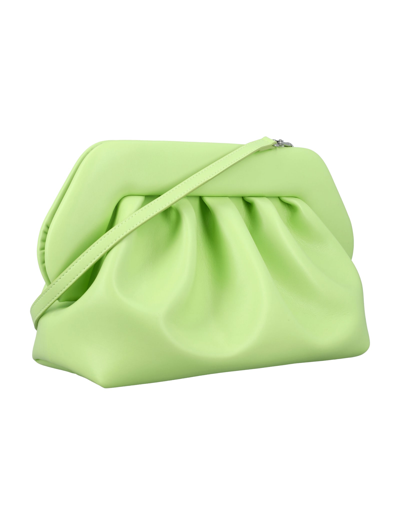 Shop Themoirè Bios Vegan Fabric Clutch In Foliage Acid Green
