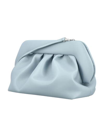 Shop Themoirè Bios Vegan Fabric Clutch In Tormaline Light Blue