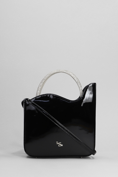 Shop Le Silla Ivy Shoulder Bag In Black Patent Leather