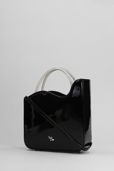 Shop Le Silla Ivy Shoulder Bag In Black Patent Leather