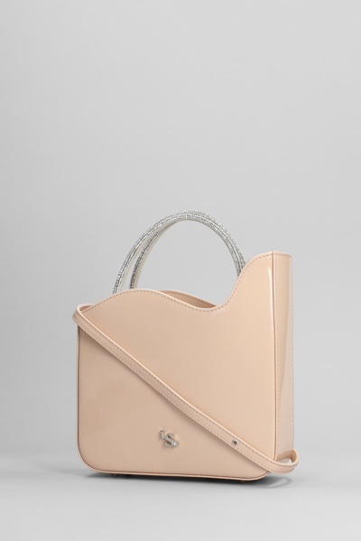 Shop Le Silla Ivy Shoulder Bag In Powder Patent Leather