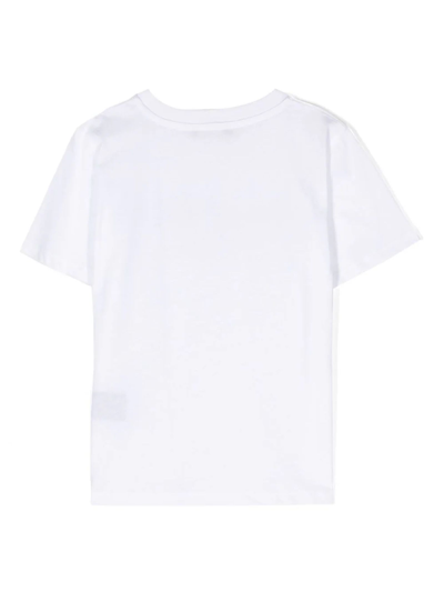 Shop Balmain T-shirts And Polos White