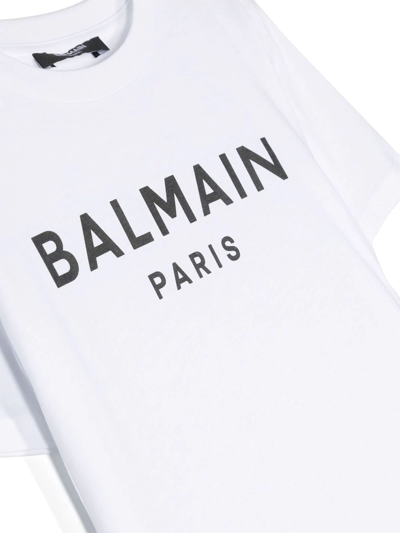 Shop Balmain T-shirts And Polos White
