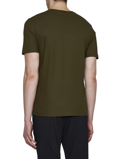 Shop Herno T-shirt In Verde Militare