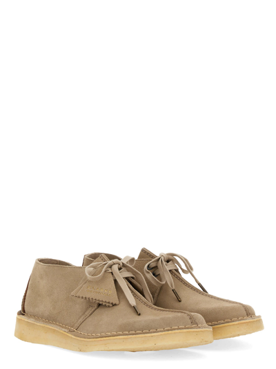 Shop Clarks Moccasin Desert In Beige