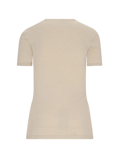 Shop Jil Sander T-shirt In Brown