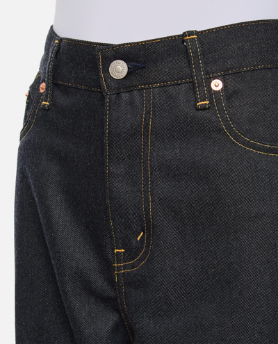 Shop Junya Watanabe Five Pockets Regular Denim Pants Levis Collab In Blue