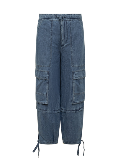 Shop Marant Etoile Ivy Trousers In Blue