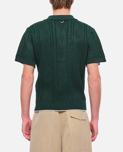 Shop Jacquemus Belo Polo Shirt In Green