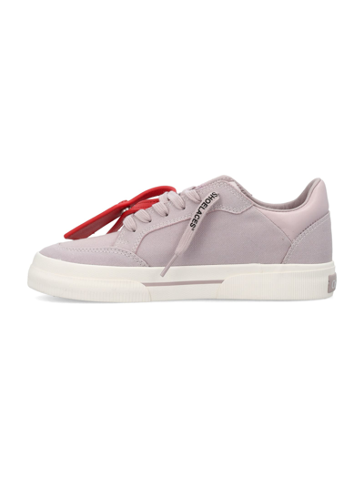 Shop Off-white Vulcanized Sneakers In Lilac