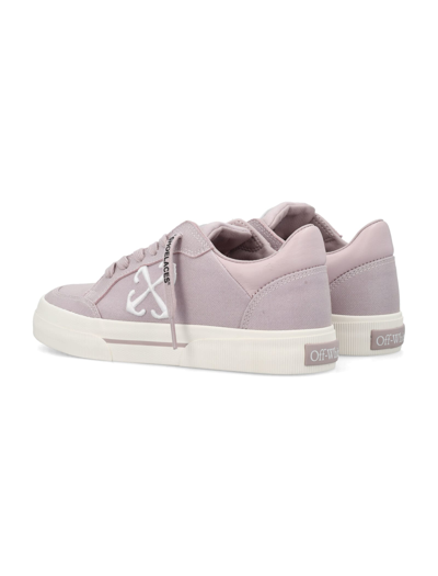 Shop Off-white Vulcanized Sneakers In Lilac