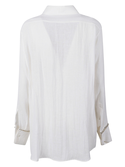 Shop N°21 Long-sleeved Shirt In White