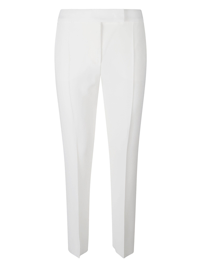 Shop Max Mara Idoneo Trousers In White