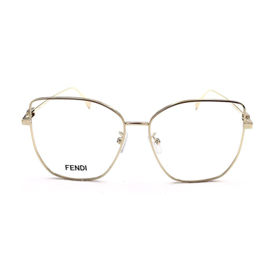 Shop Fendi Butterfly Frame Glasses In 030