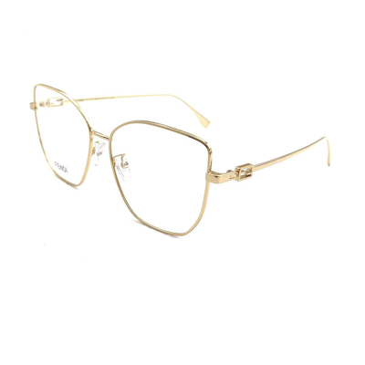 Shop Fendi Butterfly Frame Glasses In 030