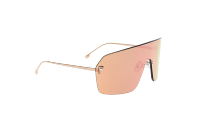 Shop Fendi Oversized Frame Sunglasses In 28g
