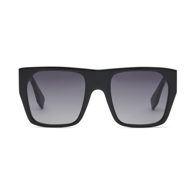 Shop Fendi Fe40124i Baguette 01b Sunglasses