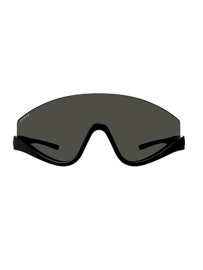 Shop Gucci Gg1650s Sunglasses In 001 Black Black Grey